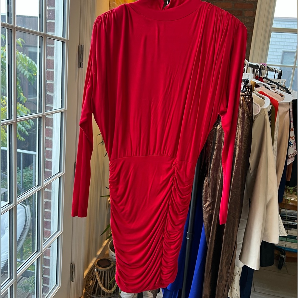 JLUXLABEL RED MINI DRESS- Small